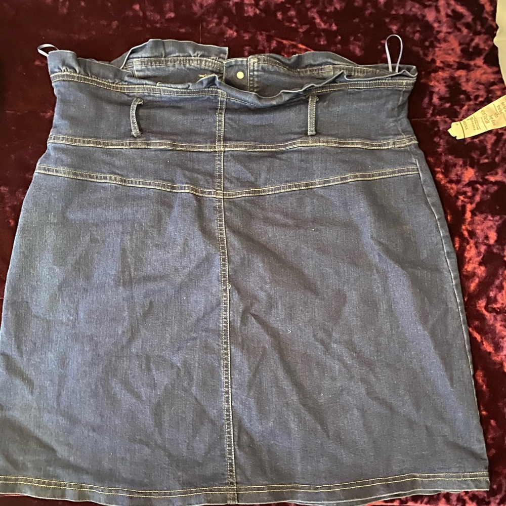 Fashionova plus size jean skirt